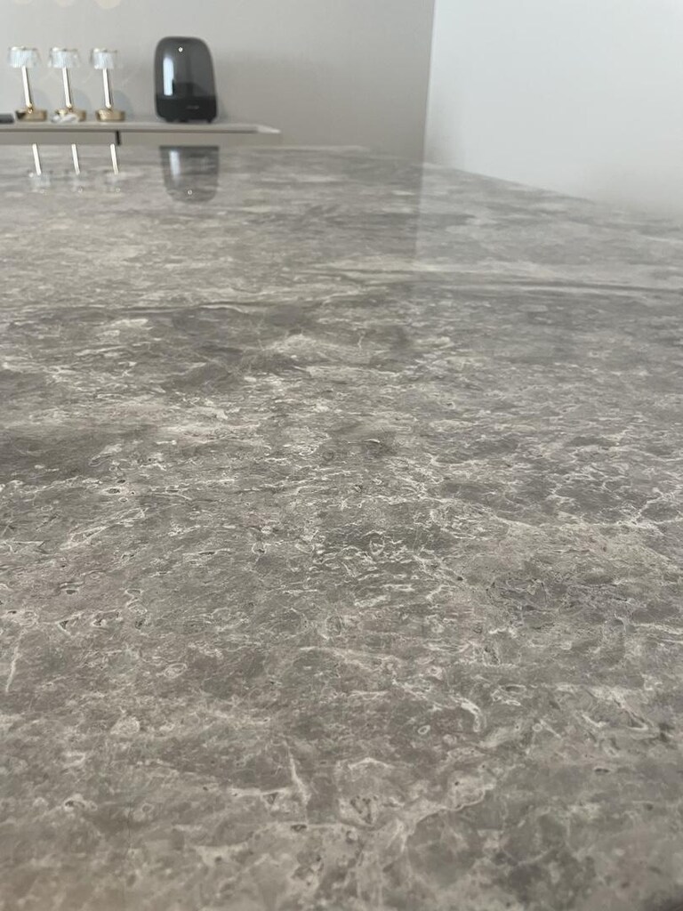 SIFIR, GERÇEK MERMER MASA, TUNDRA GREY - 8