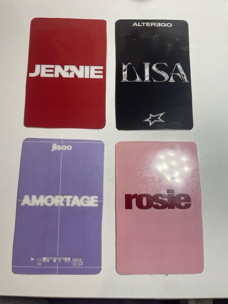 4’lü set blackpink fan made fotokart hediyeli - 2