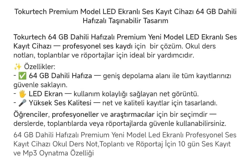 sıfır ses kayıt cihazı - 2