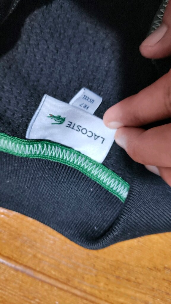 Lacoste tam esnek likralı harika örme kumaştan şık tshirt.. - 6
