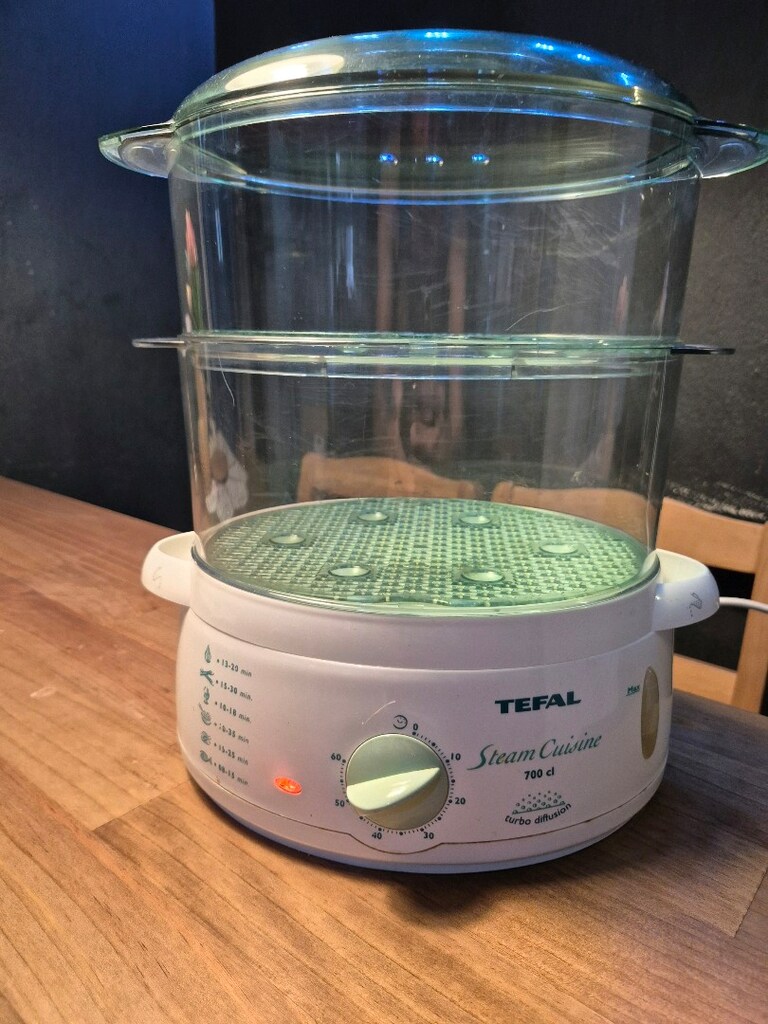 Tefal Steam Cuisine 700d, beyaz gövdeli ve şeffaf cam kapak - 8
