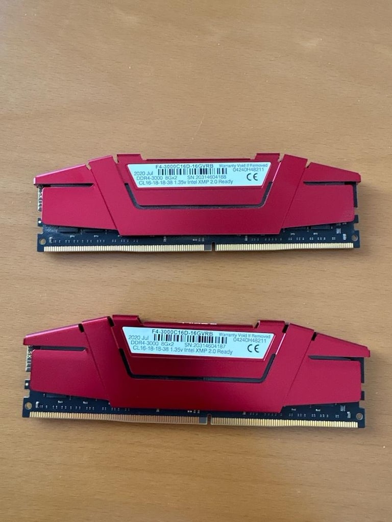 Gskill temiz az kullanmış DDR4 16GB - 2