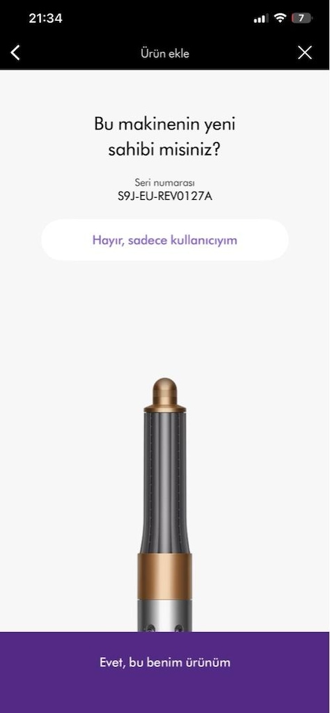 DYSON-AİRWRAP-COMPLE LONG 6 BAŞLIKLI MyDyson AKTİF - 7