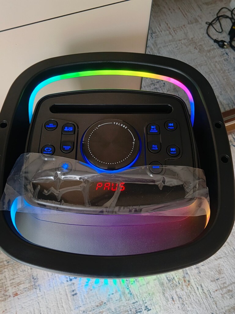 SIFIR 60W 82 cm Full RGB Led Valiz Hoparlör - 2