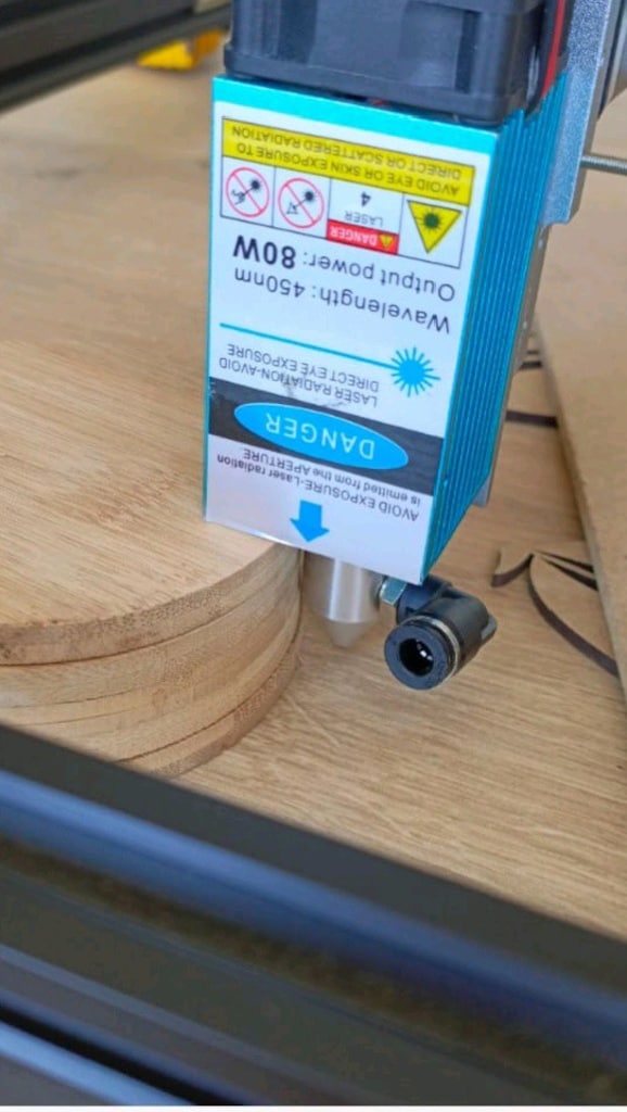 80 W lazer kesim ve gravür makinesi - 2