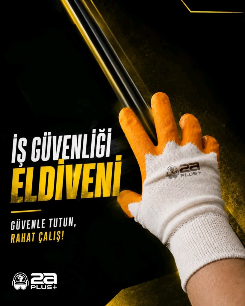 Sarı iş eldiveni - 4