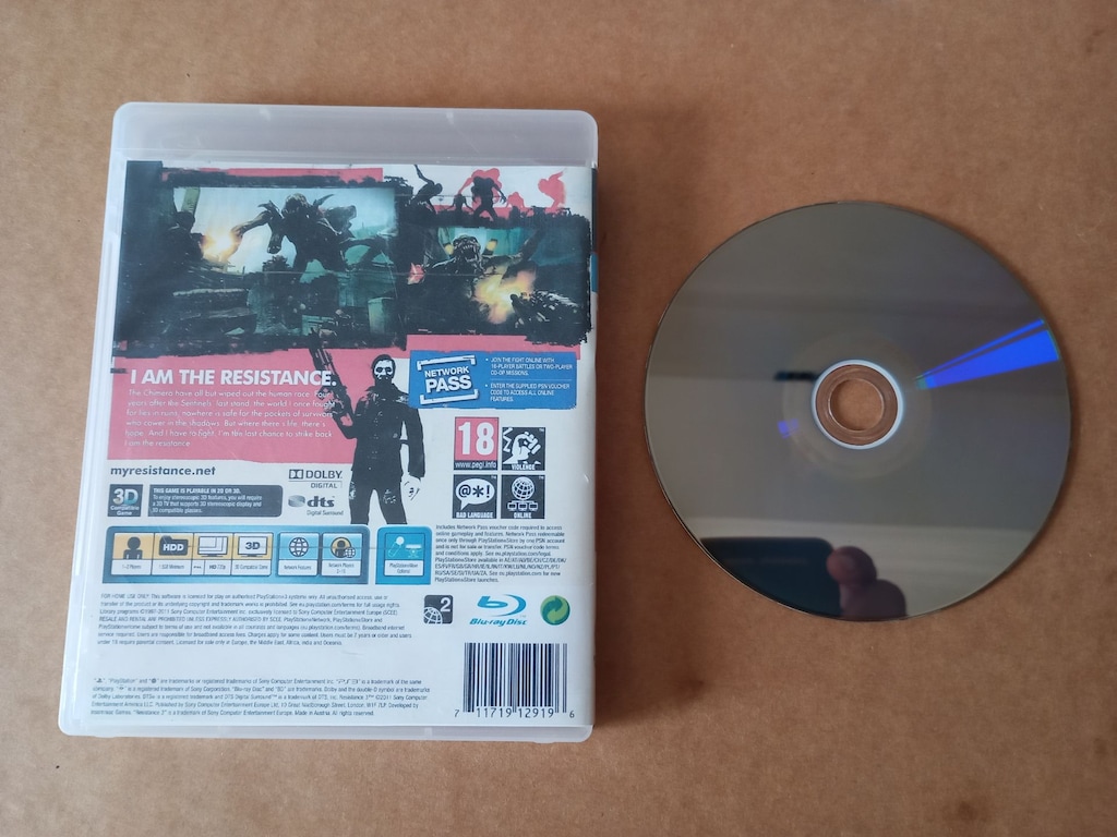 Resistance 3, Orjinal PS3 Oyun CD - 2