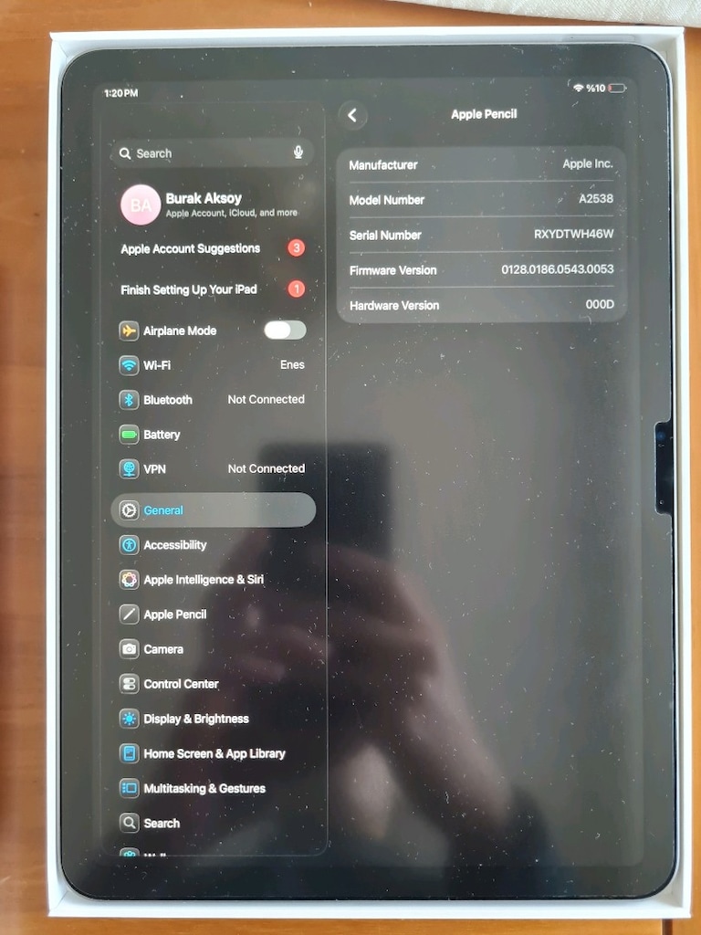 iPad Air M2 11" 128GB + Apple Pencil Pro - 8