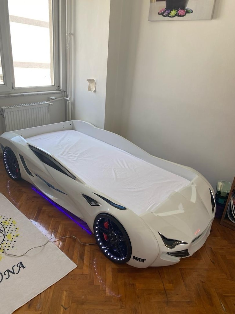 Mercedes arabalı yatak rüzgarlıklı full ledli kumandalı - 10