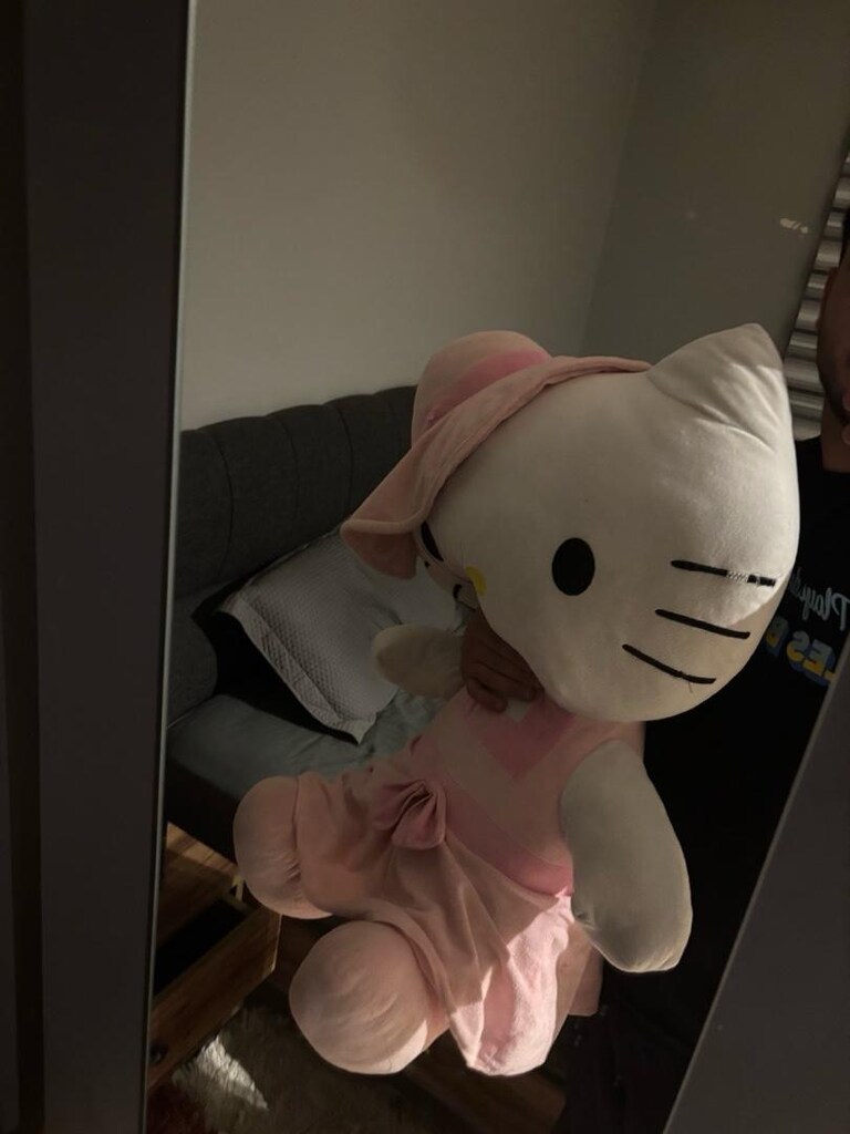 Orijinal Lisanslı Dev Boy Hello Kitty Peluş Oyuncak - Pembe Elbiseli - 4