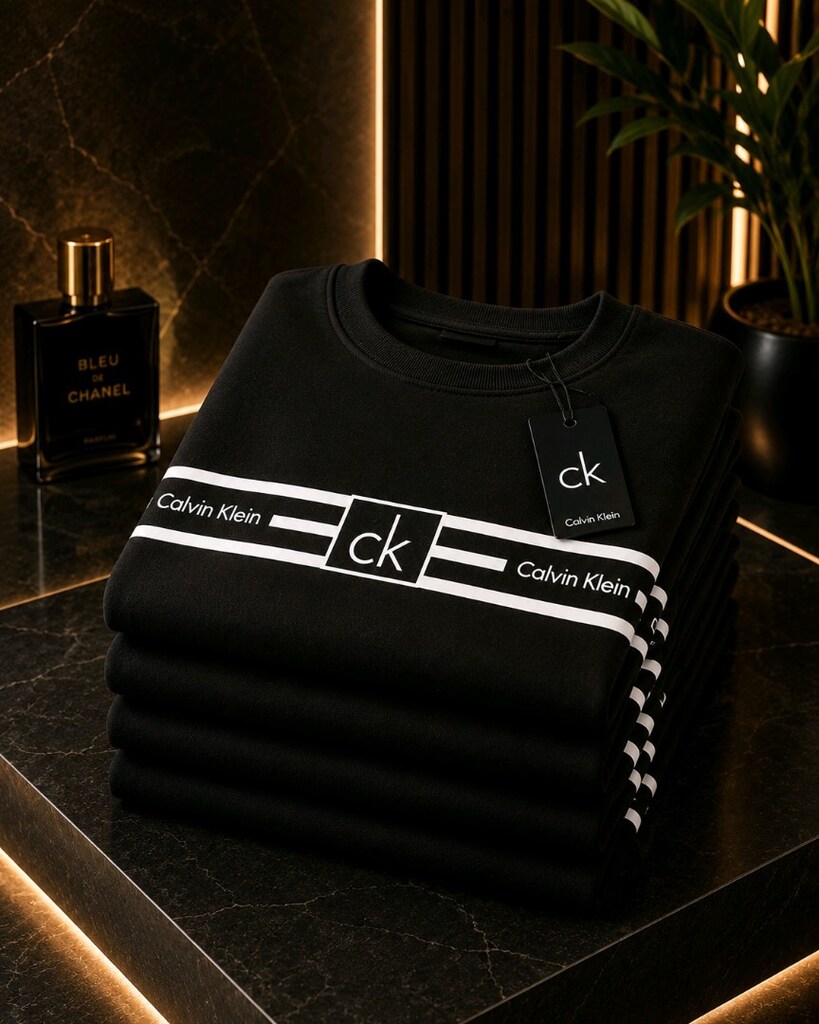 Calvin Klein Erkek Sweatshirt Siyah – Premium Kalite - 3