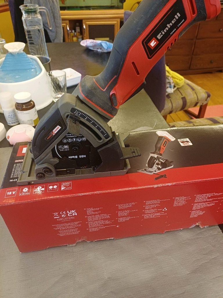 EINHELL AKÜLÜ MINI DAIRE TESTERE TE-CS 18/89 LI ..SIFIRDIR - 3