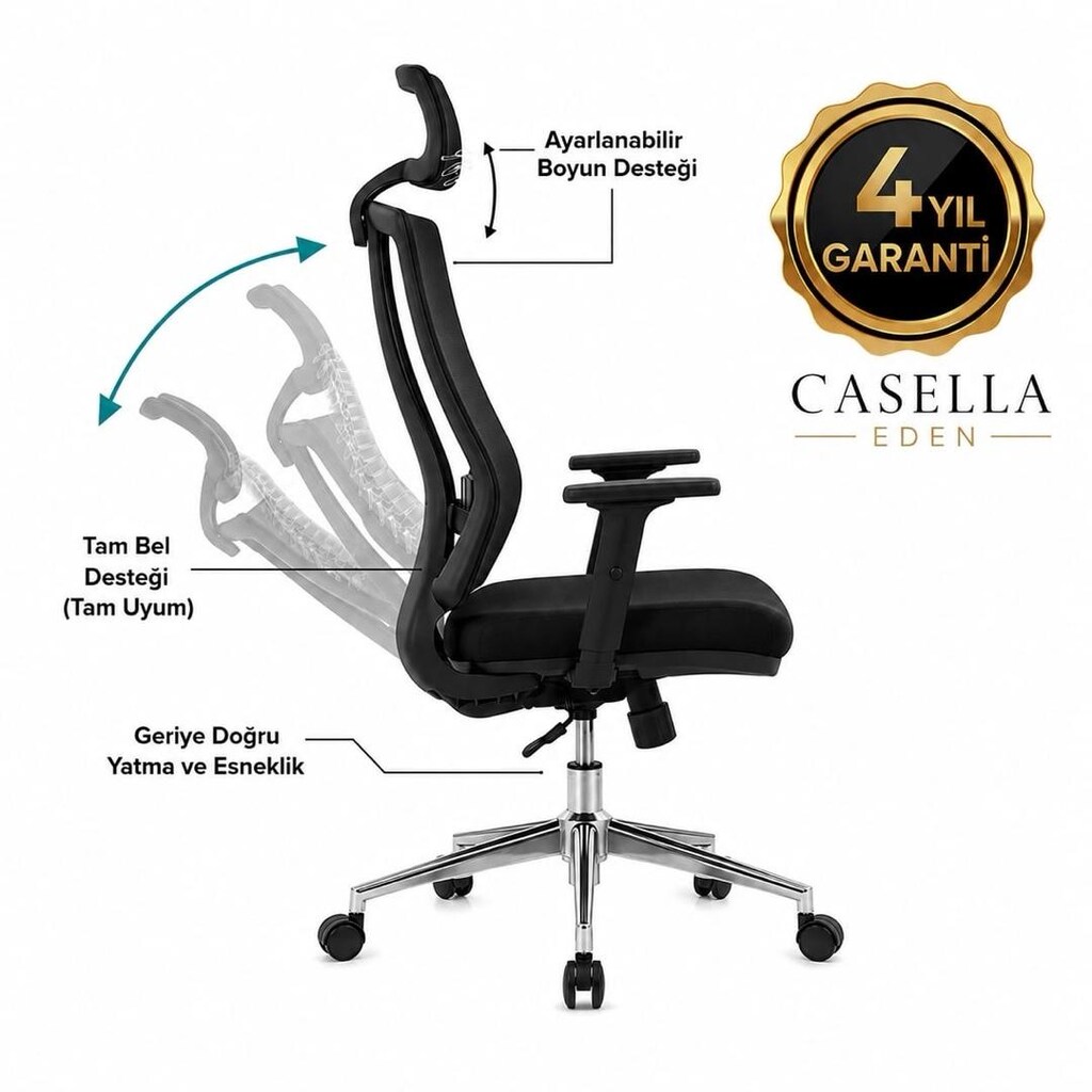Çalışma / Oyuncu / Müdür / Yönetici / Ofis Koltuğu Sıfır / 102 - 5