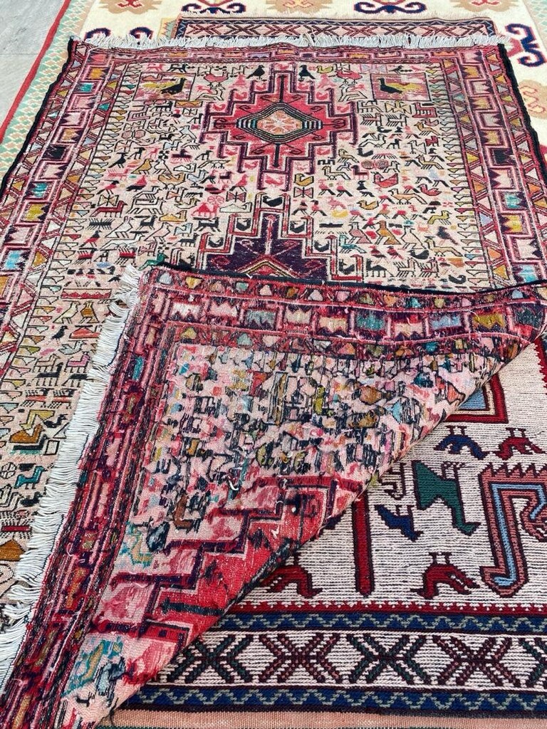 EL DOKUMA İRAN ACEM KİLİMİ 155x105 cm - 5