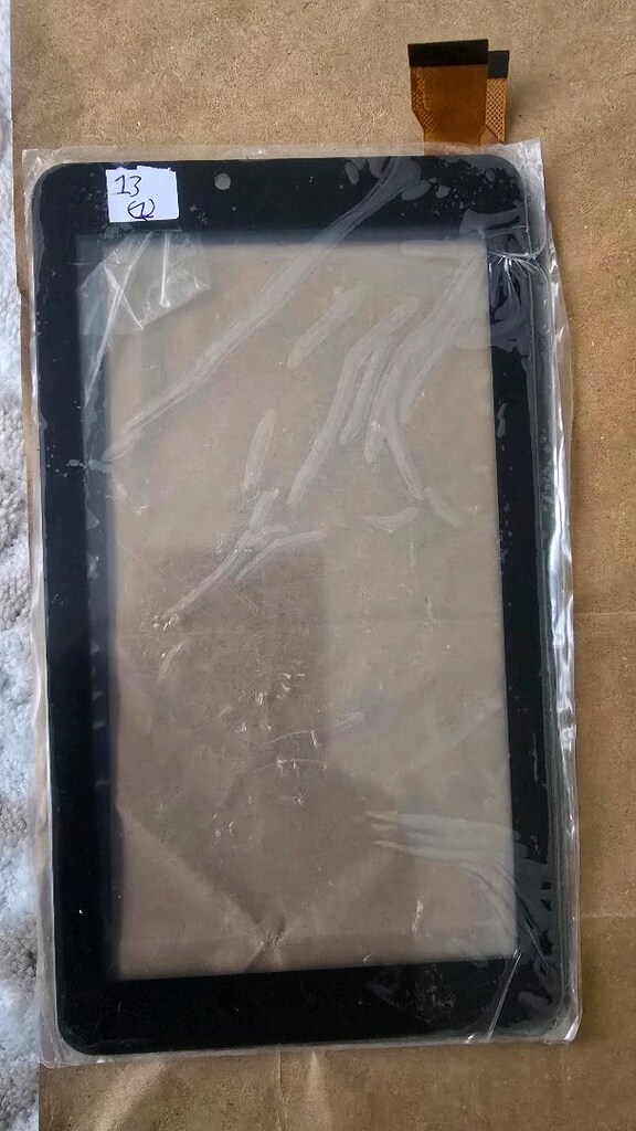GENERIC RP-250A-7.0-FPC-A3 dokunmatik ekran cam sayısallaştırıcı, 7inç - 2