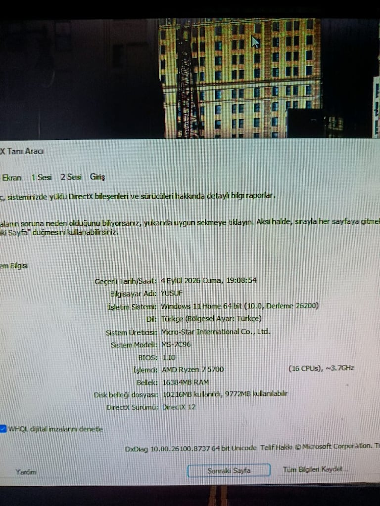 msi geforce rtx 4060 amd ryzen 7 5700 - 5