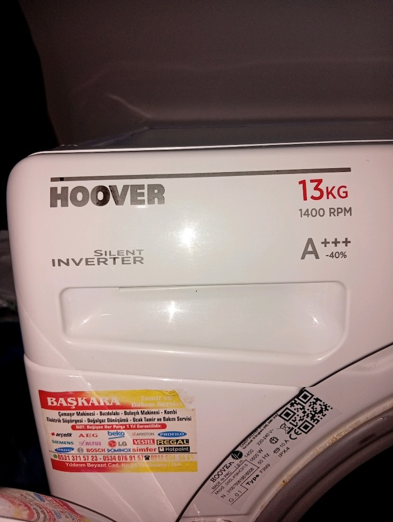 çamaşır makinesi 13 KG - 15