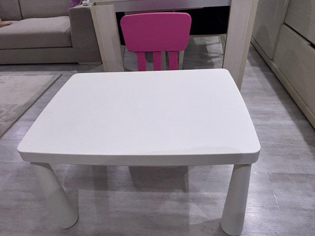 ikea çocuk sandalye ve masası - 8