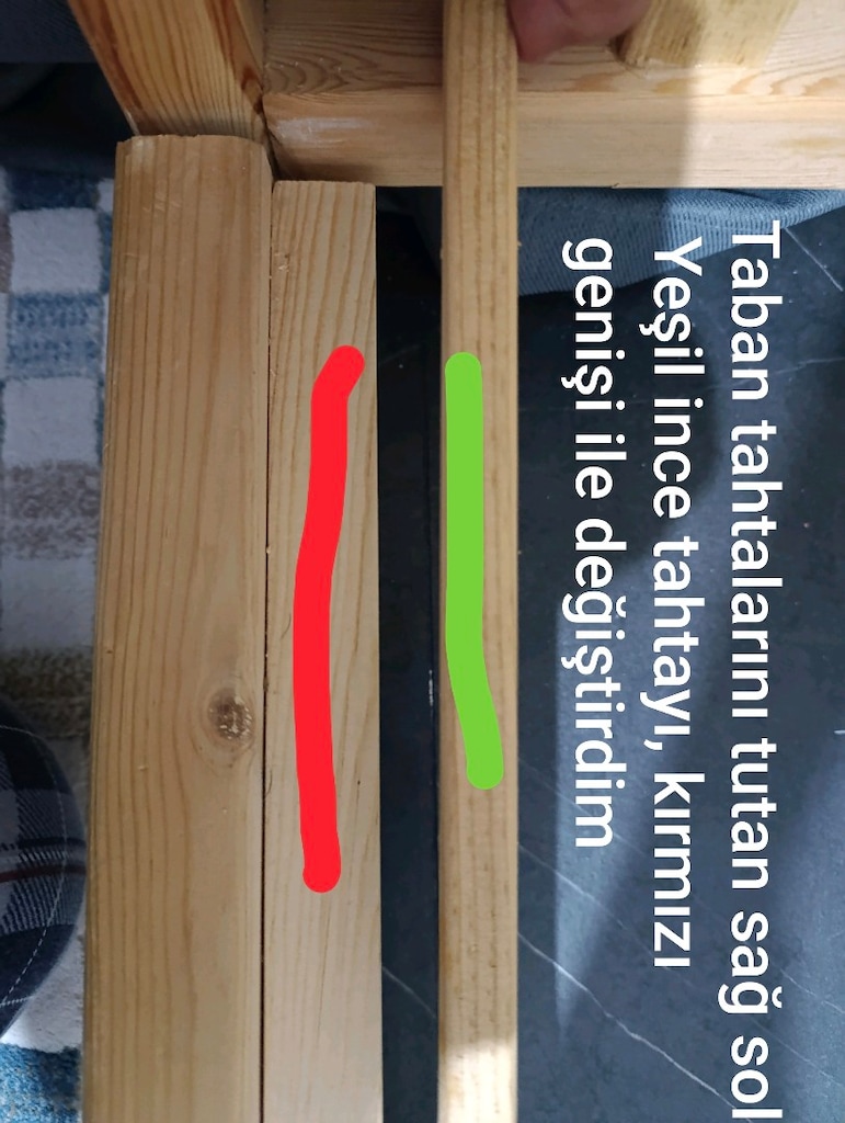 Montessori Doğal Çam YatakKaryola 90x190 ve İç Yatağı ile Birlikte - 8
