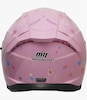 MTS M-910 LADY PRETTY KAPALI KASK - (Renkli Vizörlü) Pembe - 3