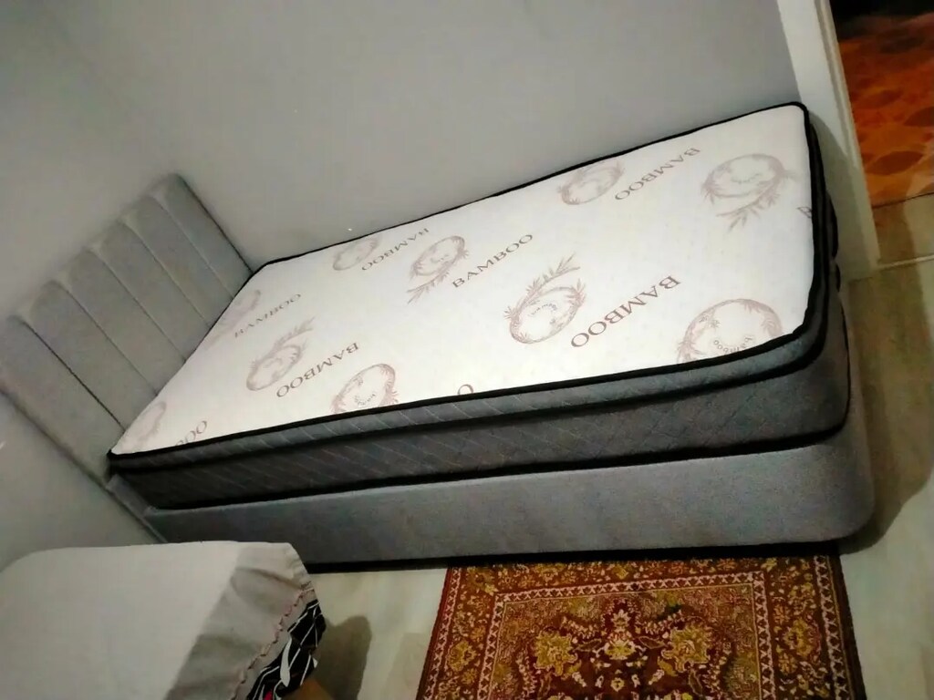 Tek kişilik sıfır 100×200cm petli yatak baza - 4