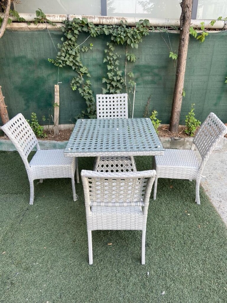 Rattan masa sandalye takımı - 4