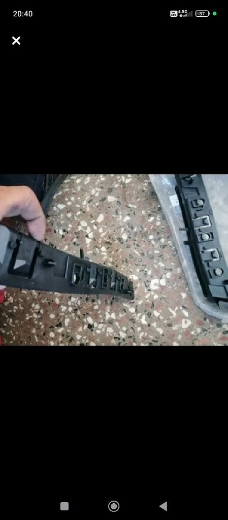 Citroen c5 ön tampon braketi - 3