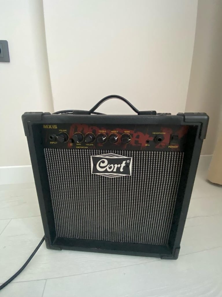 elektro akustik gitar ve cort mx15 amfi seti - 4