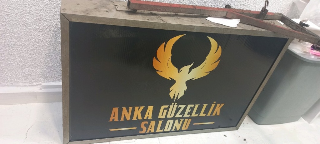 Işıklı Güzellik Salonu Tabelası – Anka Güzellik Salonu - 3