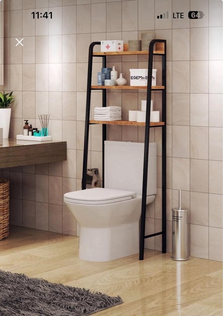 Wc üstü banyo rafı/ Tuvalet üstü banyo rafı