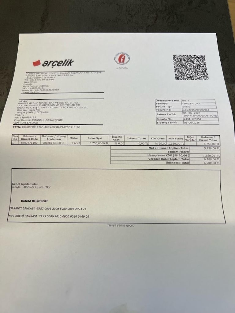 ARÇELİK AC 6030 HAVADAR HAVA SOĞUTUCU / SULU VANTİLATÖR - 7