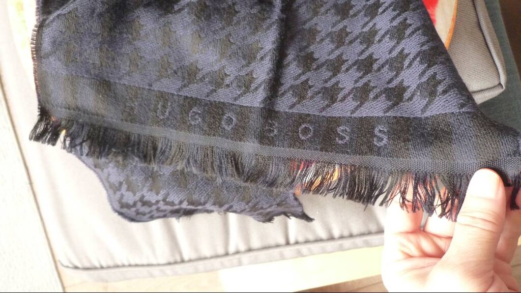 Orijinal Hugo Boss %100 Kaşmir Atkı Şal