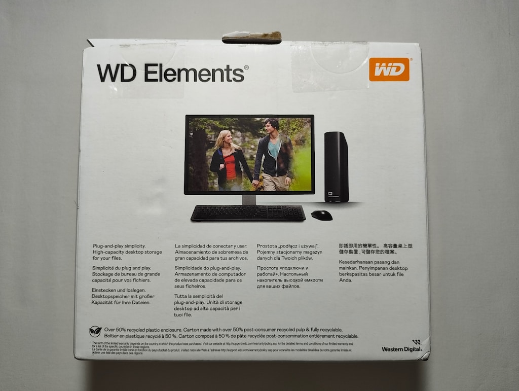 WD Elements Desktop 8TB Taşınabilir Harddisk - SIFIRA YAKIN - 10