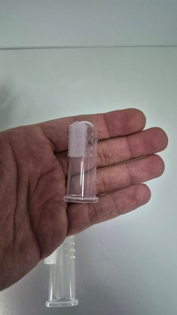 2 adet Bebek kedi köpek Diş Firçası - 3