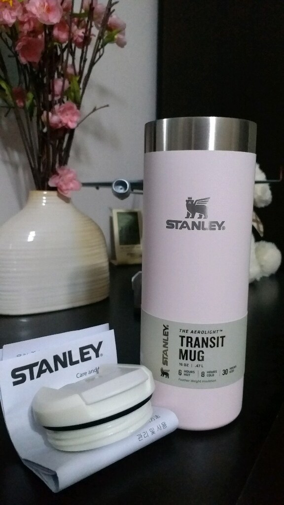 stanley aerolight termos bardak pembe kuvars 0.47 - 5