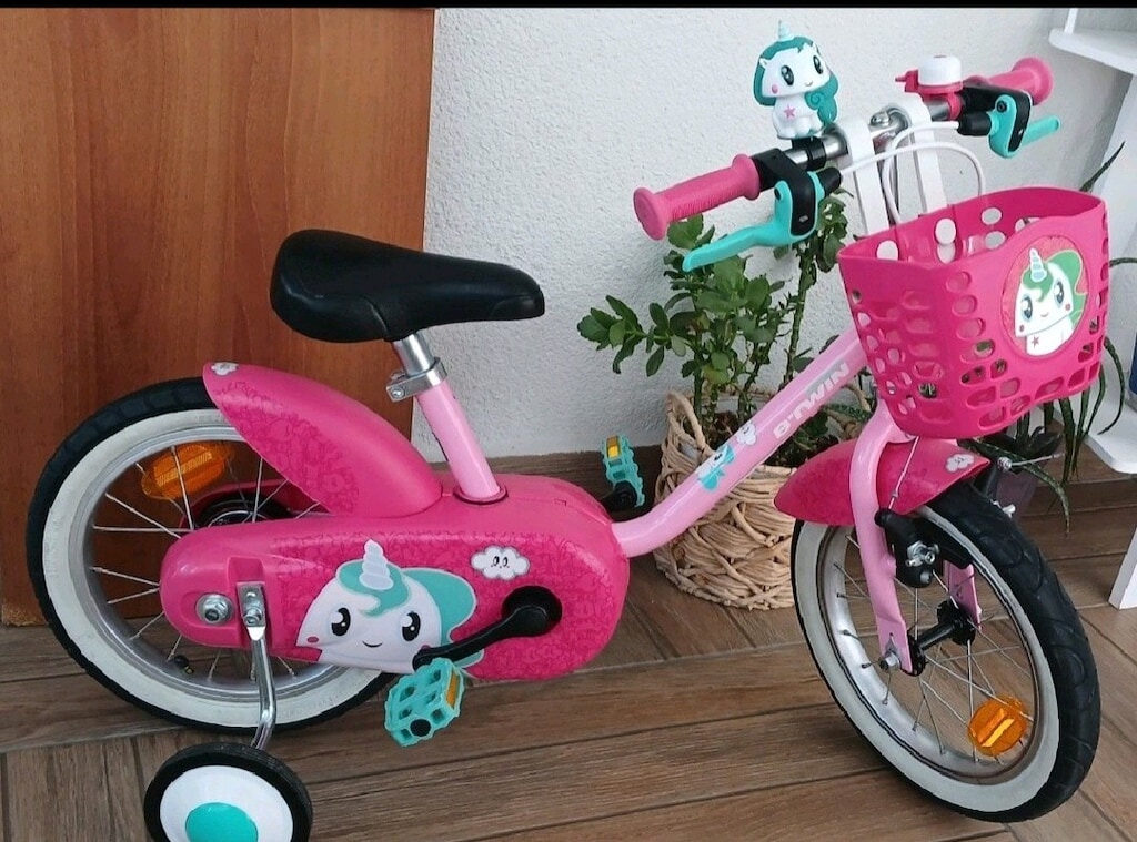 btwin çocuk bisikleti 14 jant Decathlon YENİ GİBİ - 4