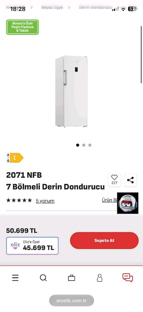 sıfır derin dondurucu buzdolabı olma özelliği de var - 4
