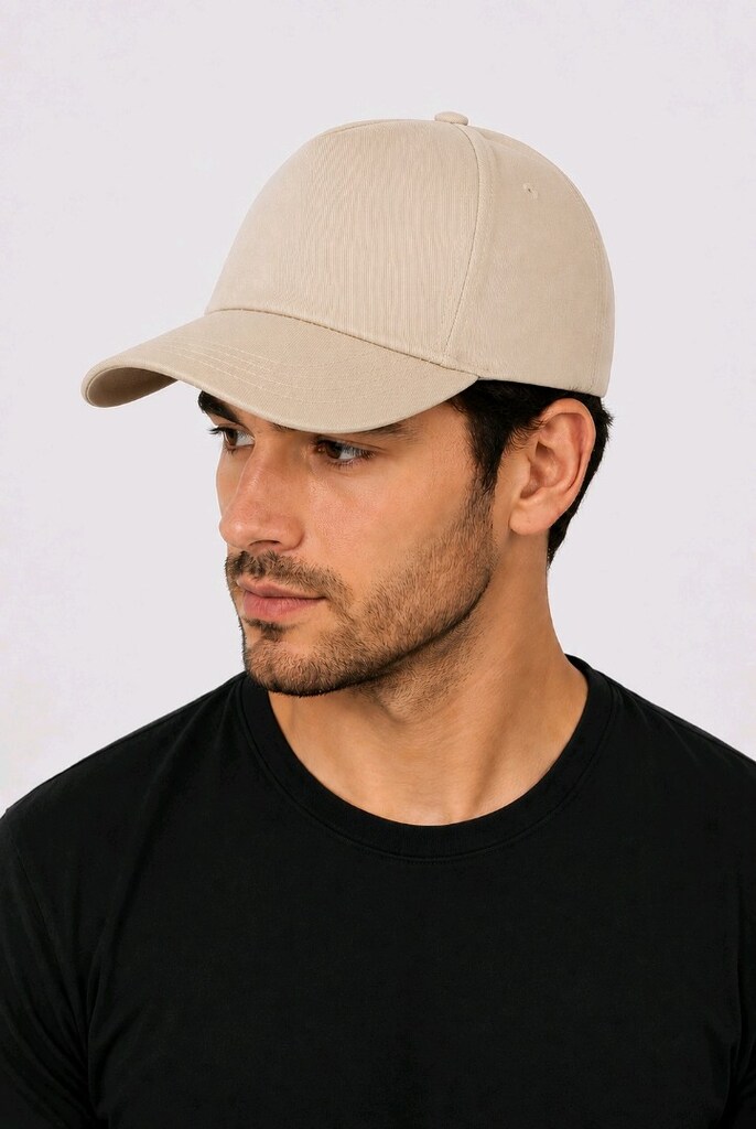 Unisex Ayarlanabilir Pamuk Gabardin Şapka - 4