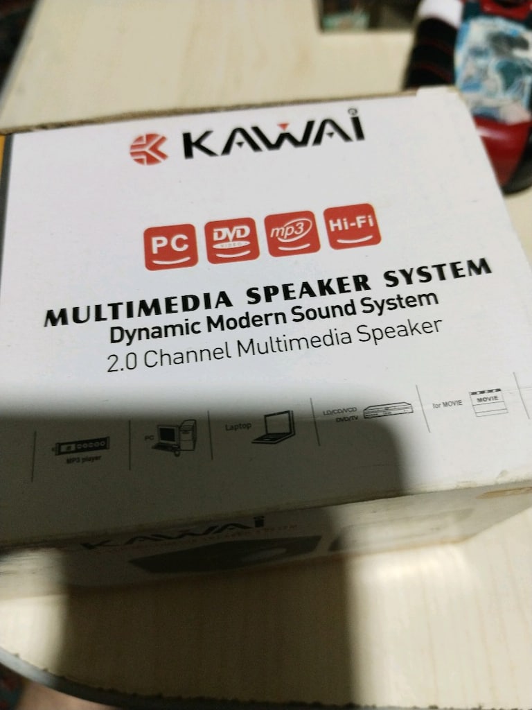 YENİ KUTUSUNDA KAWAİ MARKA MİNİ USB İLE ÇALIŞAN BİLGİSAYAR HOPARLÖRÜ - 2