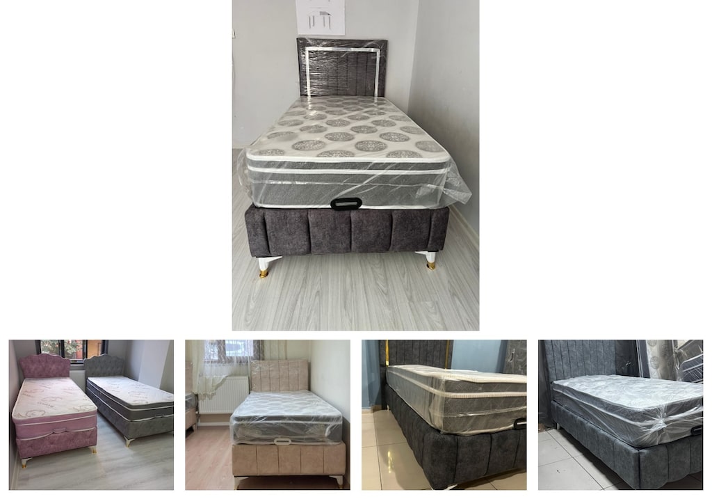 tek kişilik baza başlık yatak xcqsglgbid - 2