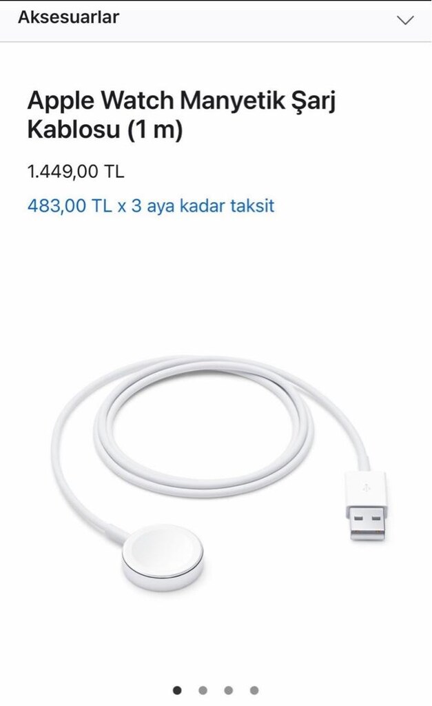 Apple Watch saat şarj aleti orijinal - 8