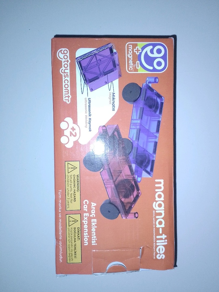 Orijinal Magna -tiles manyetik oyun blokları ve araba eklentisi - 12