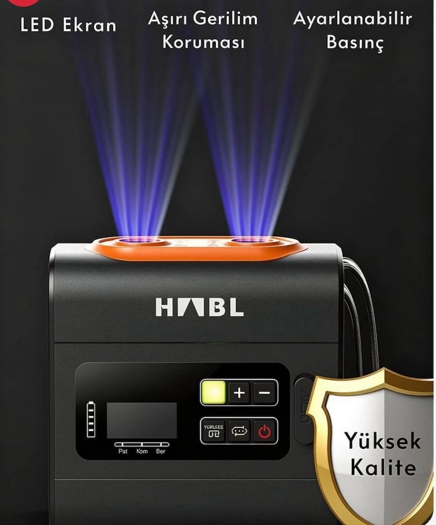 Şarjlı Dijital Hava Pompası | SUP & Şişme Çadır | 22 PSI (1.5 BAR) - 4