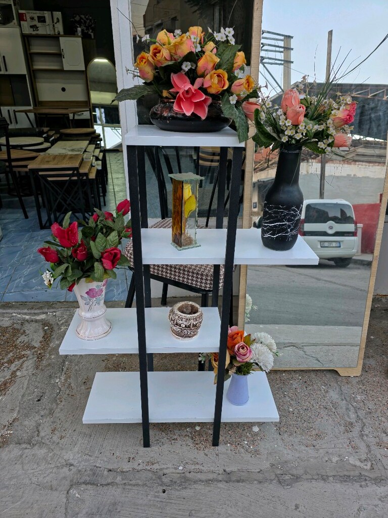 Çiçeklik, 4 Katlı Dekoratif Çiçeklik,Sıfır Ürün, Çok Amaçlı - 3