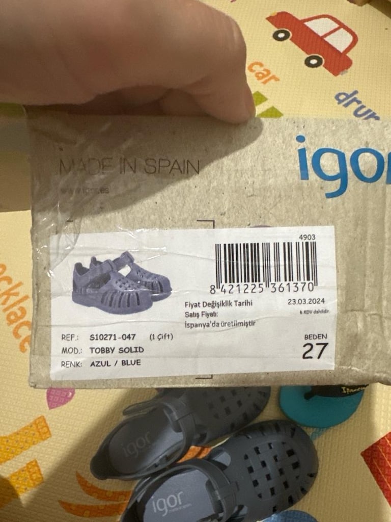 igor sandalet 27 numara - 4