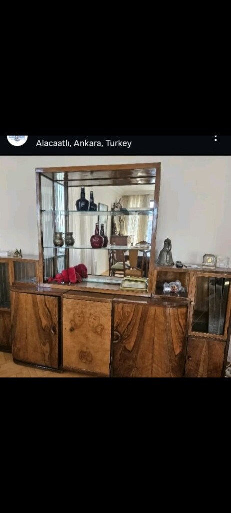 vitrin 50 yıl üzeri masif ağaç üretim.Ankara içi nakliye bizden. - 3