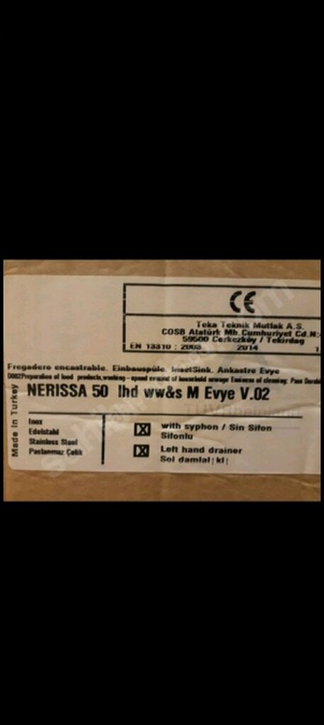 TEKA EVİYE, MODEL NERİSSA 50 SIFIR, KETEN DOKULU - 3
