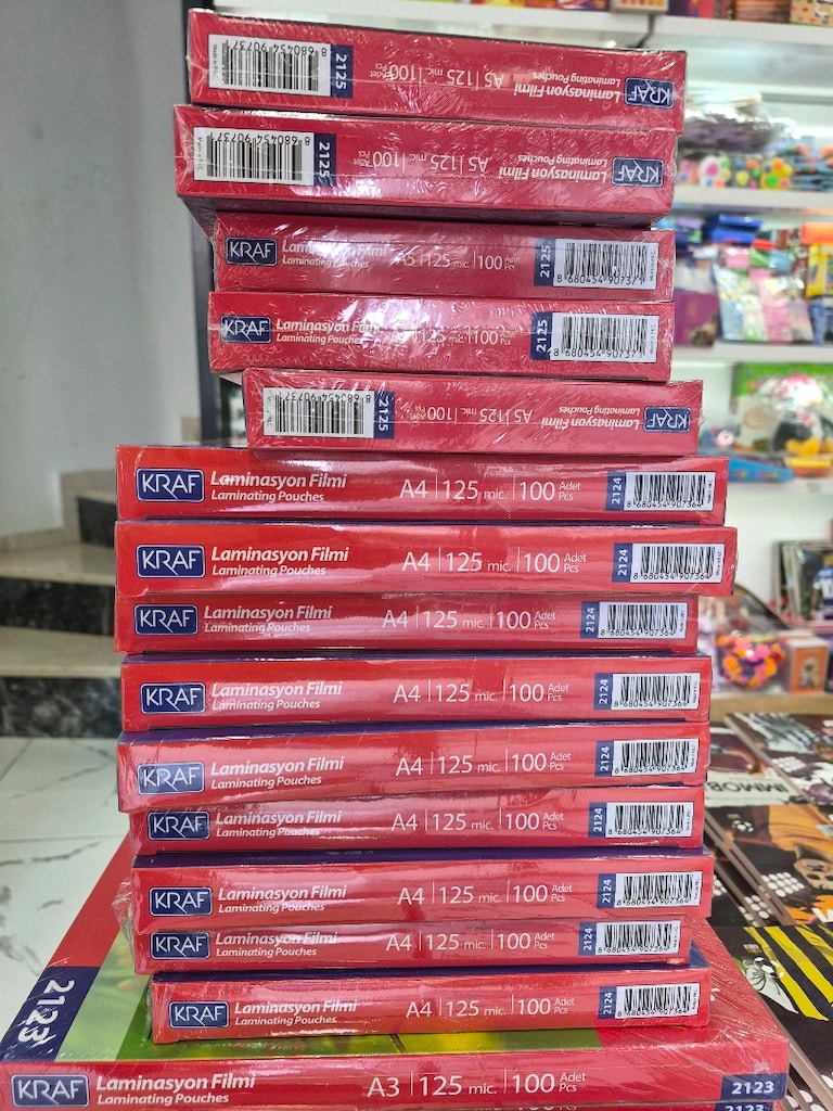 a4 , a5, a3 laminasyon filmi 125 micron - 2