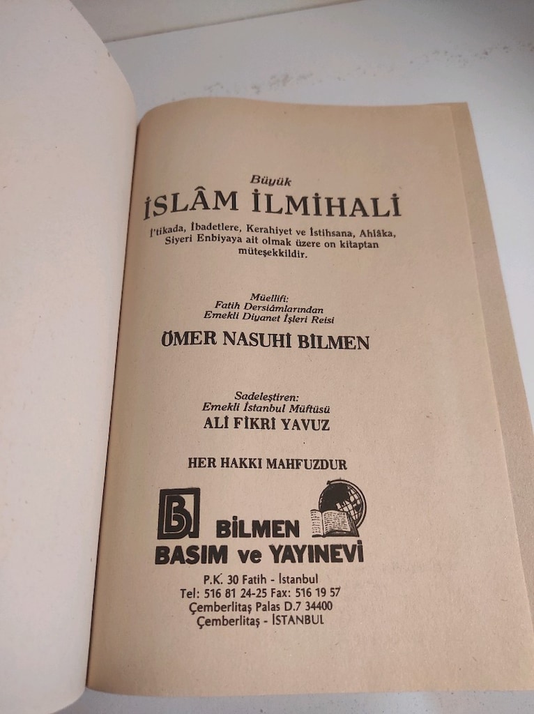 Büyük İslam İlmihali Ömer Nasuhi Bilmen - 5
