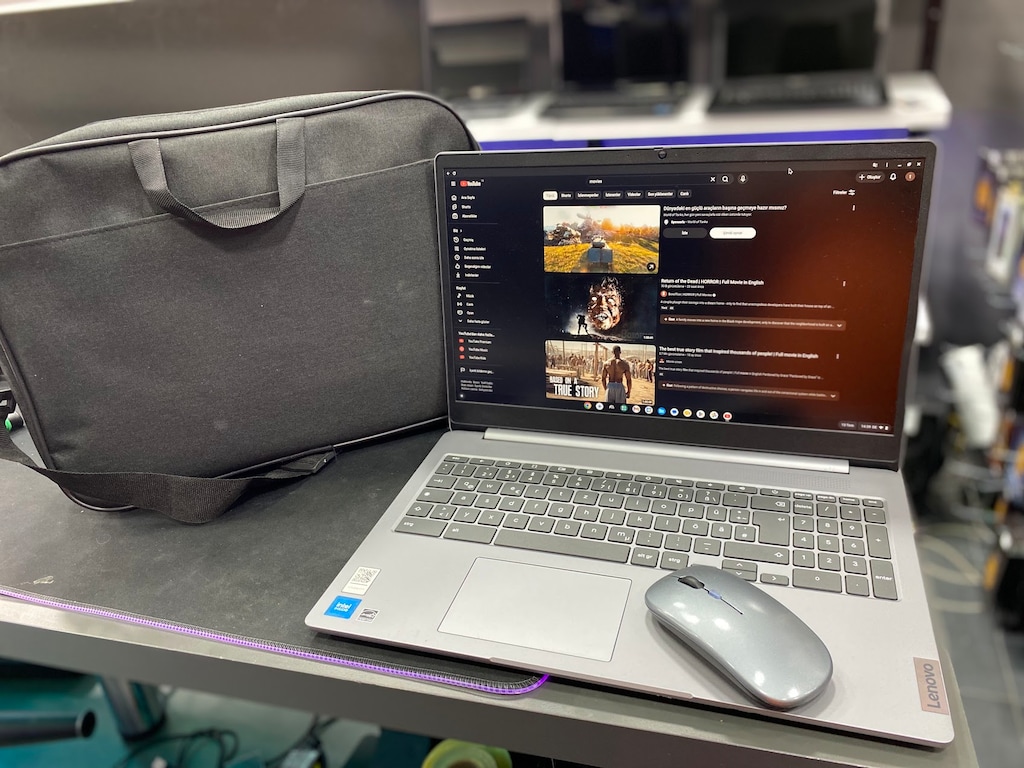 LENOVO IDEAPAD 3 CHROME BOOK KABLOSUZ MOUSE VE ÇANTA HEDİYELİ - 7